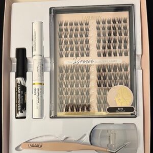 Black Cluster Lashes Set